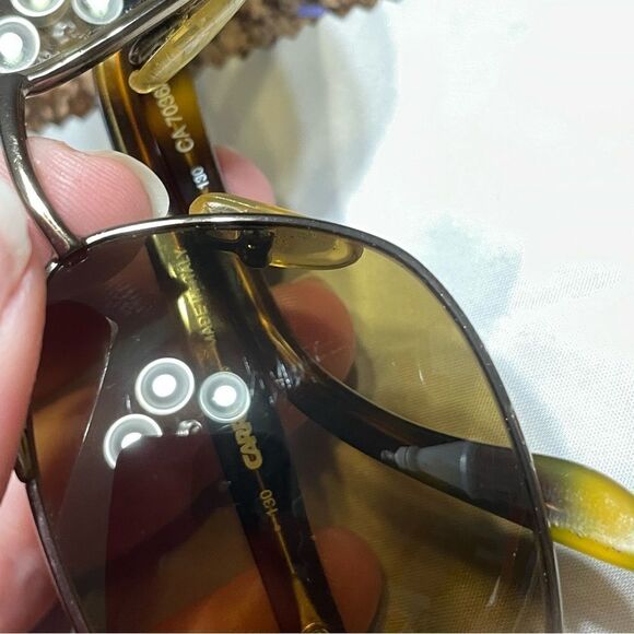 Vintage Carerra X-Cede 7009/S Aviator Crystal Polarized Tortoise Sunglasses Men - Picture 11 of 13